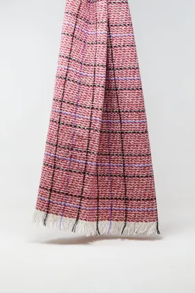 Checkered Scarf In Red