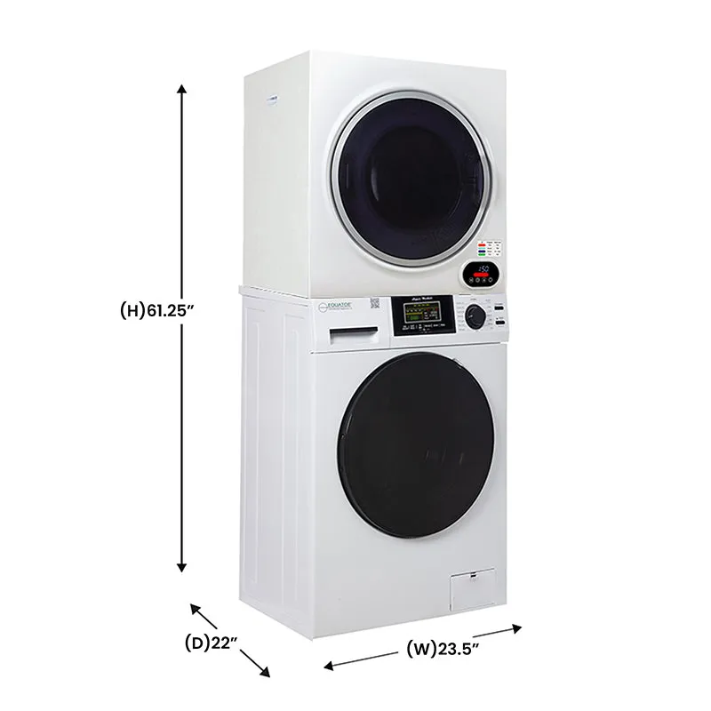 Conserv BASIC STACKABLE 13 lbs Washer   Vented Sensor Dryer 3.5cf 110V