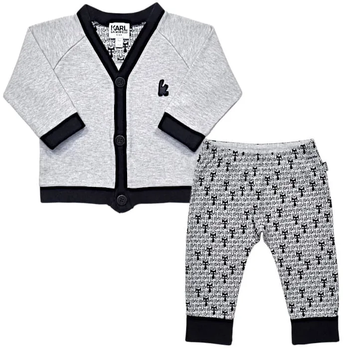 Ensemble gilet et caleçon bicolore