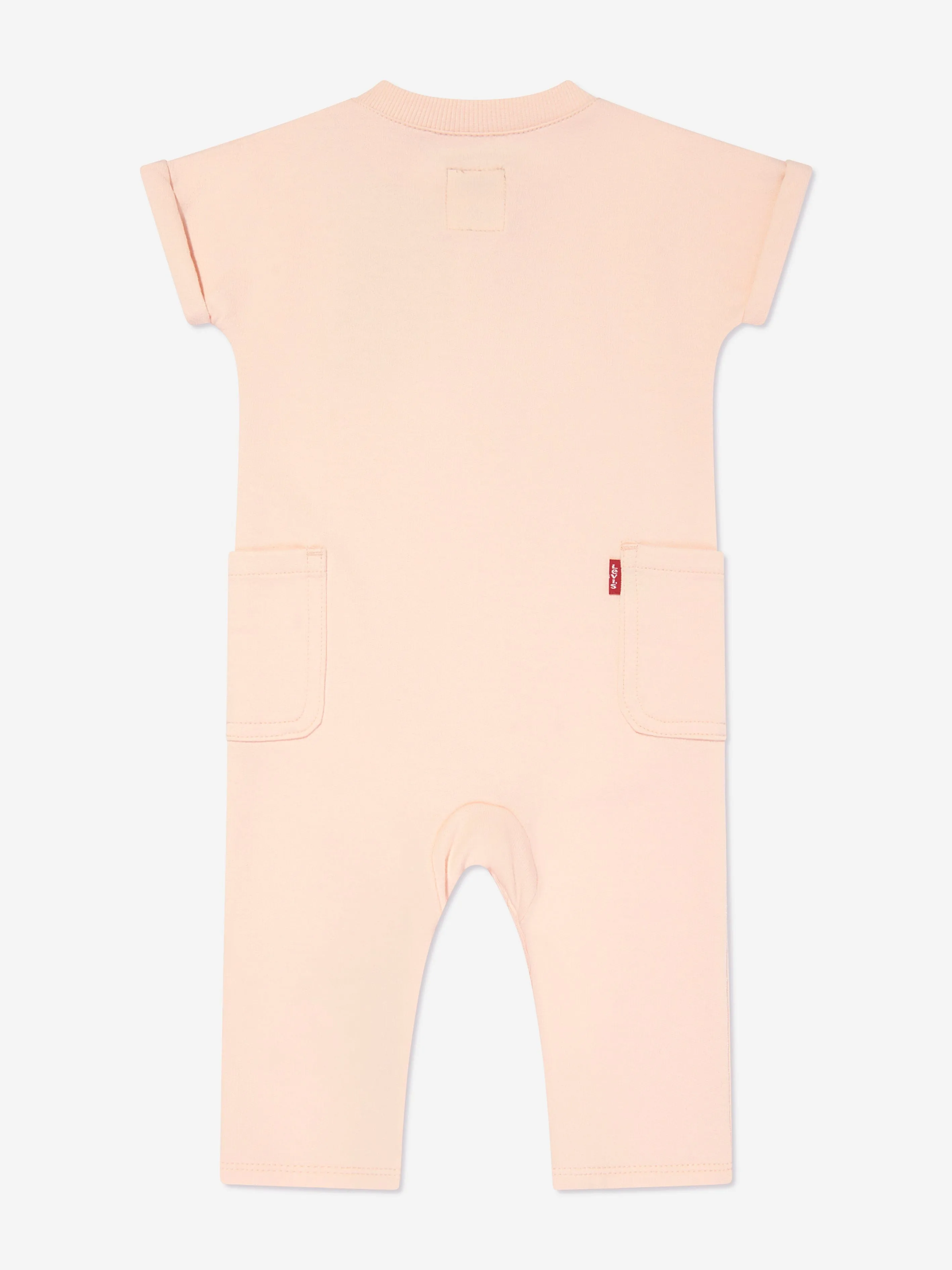 Levi's Baby Boys Henley Romper in Orange