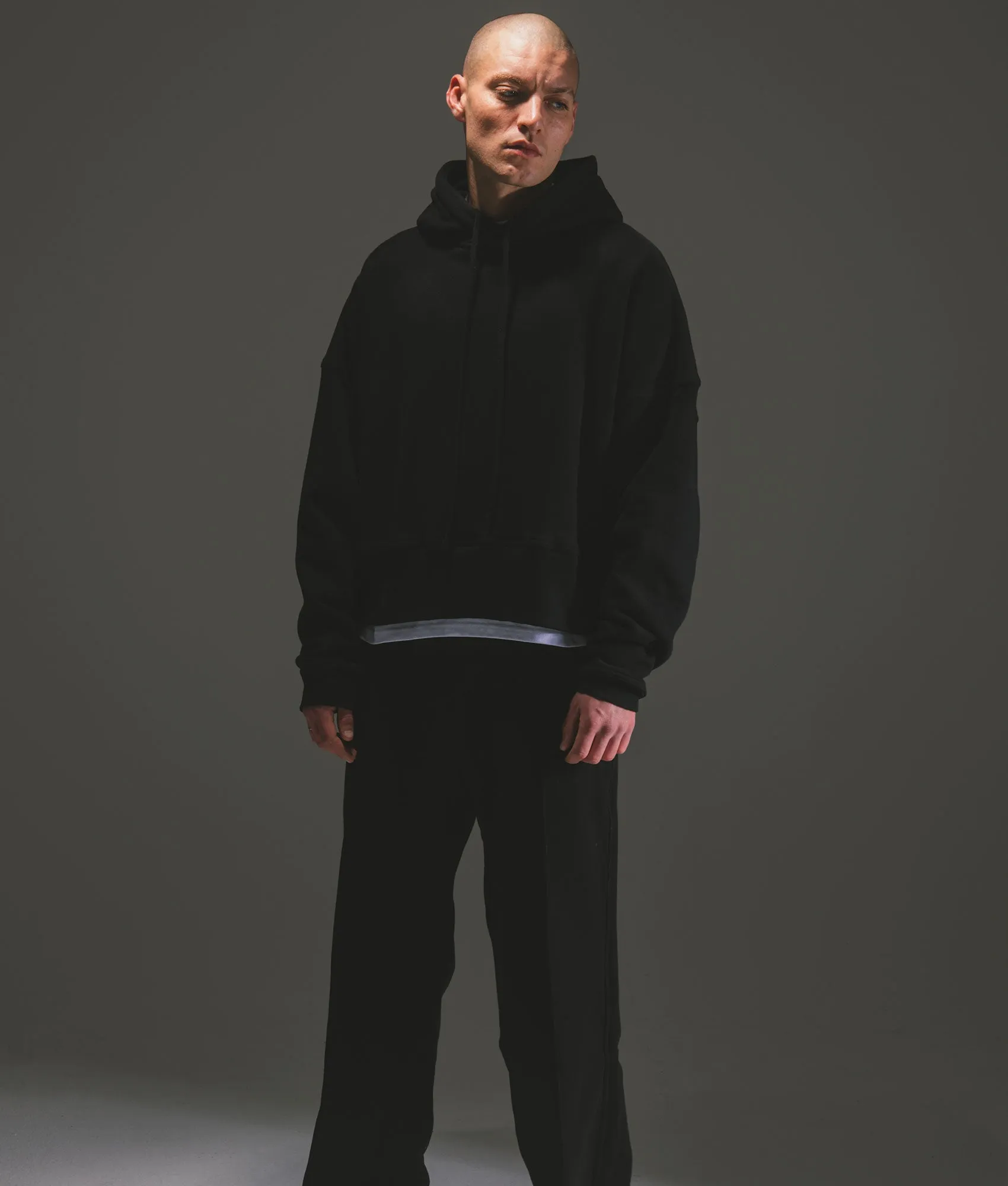 Oversized Essential Crop Hoodie V3