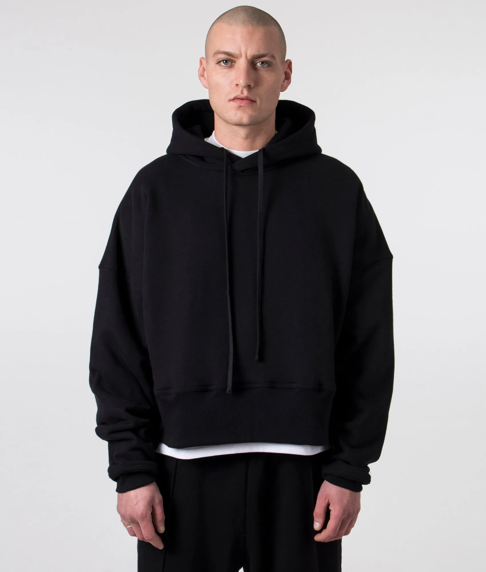Oversized Essential Crop Hoodie V3