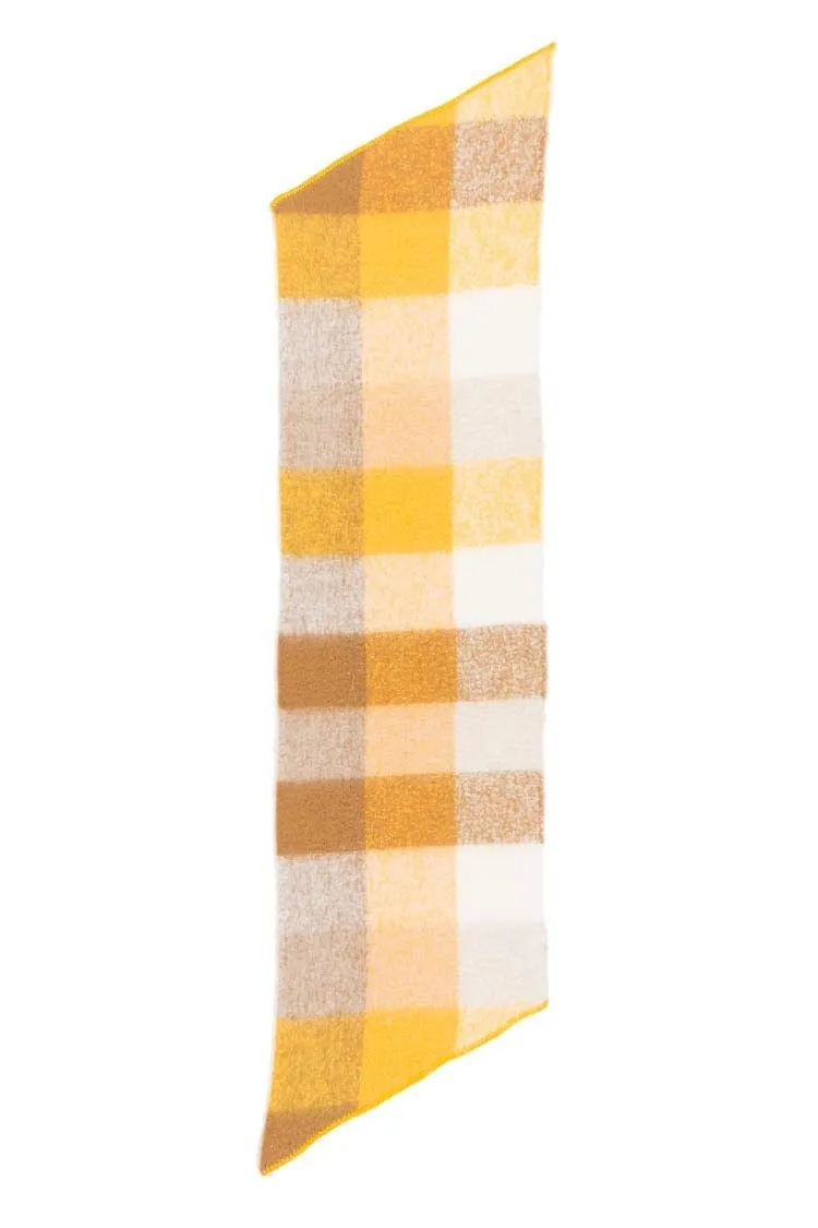 Scarf In Beige And Yellow