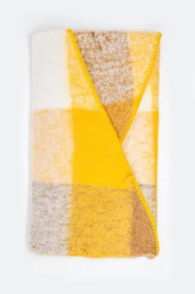 Scarf In Beige And Yellow